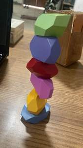 Jouet en bois pour enfant, toupie en bois, toupies en bois, jouet gyroscope, jouets éducatifs de traditionnel - Product Image 5