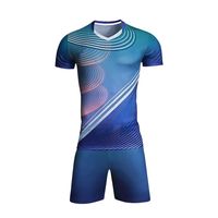 Uniforme de Voleibol Personalizado STORM FIT Rojo Marino con Estampado Geométrico de Triángulos, Conjunto de Pantalones Cortos de Jersey Transpirable de Poliéster Elástico en 4 Direcciones