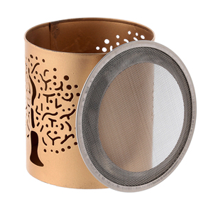 Nouvelle Arrivée Vintage Attrayant Designer Vente Chaude Luxueux Prix Abordables Brûleur D'encens & Filet En Acier Or Couleur Décor Maison - Product Image 6