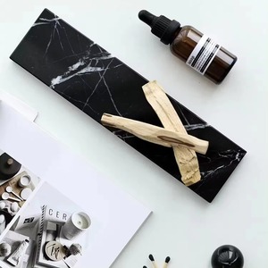 Indian Exporter's Floral Carved Black Marble Soapstone Incense <b>Stick</b> Holder Custom Packaging Christmas Tea Lights Worldwide - Product Image 2