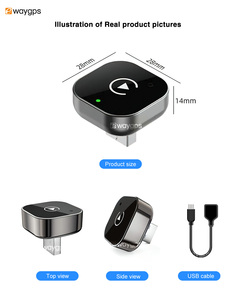 Ewaygps Precio de Fábrica Universal 2 en 1 Nuevo Adaptador Mini USB Inalámbrico con Bluetooth y Wifi para Android <span class=keywords><strong>Auto</strong></span> y Carplay para Volvo, Benz y VW - Product Image 1