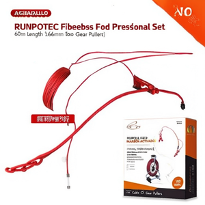 RUNPOTEC Fiberglass Rod Professional Set 60m Tape Length 168mm Bending Radius 6mm <b>Cable</b> <b>Gear</b> Pullers - Product Image 3
