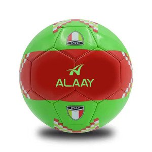 Alaay Vente en gros de ballons de football/ballons de football cousus à la machine pour enfants en plein air de taille 5 avec matériau PU/PVC/TPU - Product Image 1