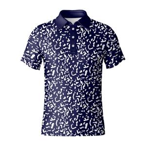 Polo de golf pour homme en polyester et élasthanne, vêtement de performance à séchage rapide pour le terrain de golf, OEM Vietnam - Product Image 6