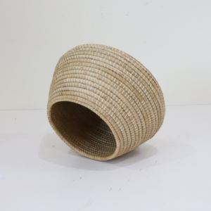 ตะกร้าเก็บของทรงกลมจากหญ้าทะเล ดีไซน์หรูหรา เป็นมิตรกับสิ่งแวดล้อม พร้อมฟังก์ชั่นหลากหลายสำหรับการใช้งานที่หลากหลาย - Product Image 6