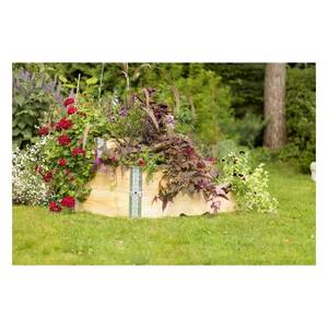 Kit de jardin potager en bois dur nordique PEFC avec coins en acier galvanisé (120x80x19.5cm) Eco-UPYARD Naturel 0017 Pots de fleurs et jardinières - Product Image 5