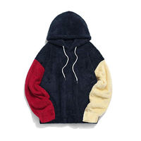 Sudaderas Sherpa para hombre, sudadera de forro polar premium, gruesa, cálida, para invierno, holgada, informal, a la moda