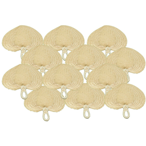 Éventail en bambou fait à la main, Logo personnalisé de qualité supérieure, 7 unités - Product Image 2