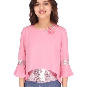 Conjuntos de conjuntos para niñas, ideales para fiestas de invierno, días casuales o eventos especiales, tops a juego, fondos para looks de verano - Product Image 1