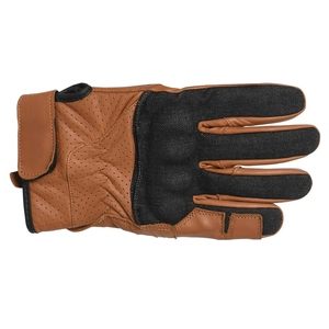 Leather and Denim Motorbike <b>Gloves</b> with Full Finger Protection and Perforated Design for Breathability and Comfort - Product Image 4