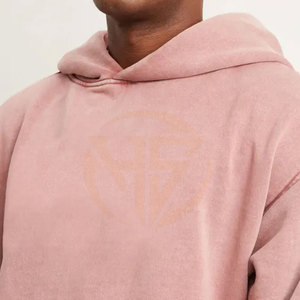 เสื้อฮู้ดซักกรดสำหรับผู้ชายเสื้อมีฮู้ดผ้าซักกรดออกแบบล่าสุด - Product Image 5