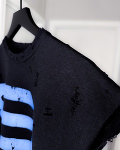 Camiseta sin mangas desgastada para hombre, ropa deportiva de gran tamaño con serigrafía lavada sucia Vintage personalizada, camiseta sin mangas - Product Image 2