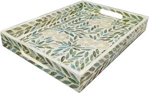 Handmade Decorative Mother of Pearl Chocolate Serving Tray All Events Table Decorative Food Serving Tray for <b>Hotel</b> <b>Supplies</b> - Product Image 5