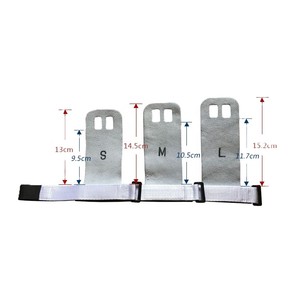 Luva de Ginástica Respirável de Couro com <span class=keywords><strong>3</strong></span> Furos para Ginástica e Levantamento de Peso Unissex da Misha Sports & Fitness - Product Image 2