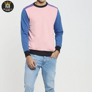 Sweat-shirt tendance pour homme, en molleton de haute qualité, col rond, confortable, en coton mélangé, respirant, écologique - Product Image 1