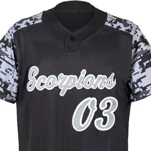 เสื้อเบสบอลสั่งทำชุดเครื่องแบบทีม | เสื้อกีฬาพิมพ์แบบระเหิด OEM/ODM - Product Image 4