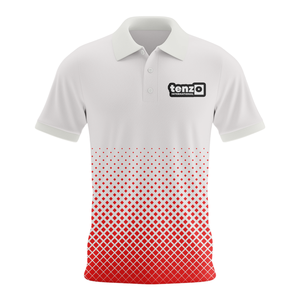 Camiseta polo sublimada para hombre, tela de poliéster y spandex, manga corta, ropa deportiva, longitud regular, secado rápido, diseño transpirable, personalizada - Product Image 2