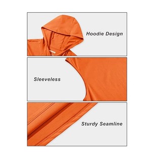 Best Selling Premium <b>Sleeveless</b> <b>Men's</b> <b>Hoodies</b> Custom Logo Workout Gym Fitness Training Tank Tops Hot Wholesale Latest Design - Product Image 5