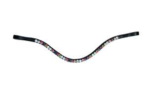 Producto de equitación ecuestre Producto de brida de cuero cómodo con cristales en forma de corazón Diamantes y diamantes de imitación - Product Image 6