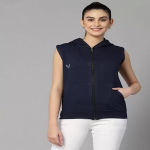 Hoodie sans manches en polaire pour femme, personnalisé, décontracté, respirant, qualité supérieure, coupe parfaite pour toutes les occasions, ODM, approvisionnement hiver - Product Image 1