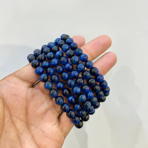 Factory Price High Quality 8mm <b>Blue</b> Tiger Eyes <b>Beaded</b> Bracelets Natural <b>Blue</b> Tiger Eye Crystal Healing Stones Classic Peace - Product Image 1