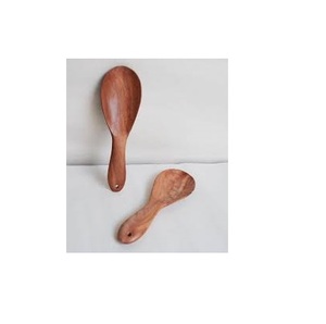 Cuchara de Arroz de Madera, Cubertería de Diseño Moderno, Mejor Juego de 2 Piezas al por Mayor, Cuchara de Madera Natural a Bajo Precio - Product Image 1