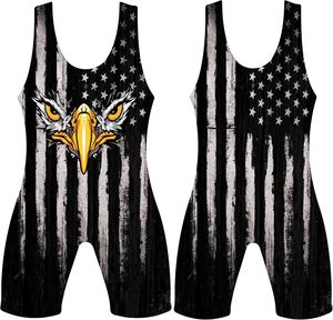 Authentic for Wrestling <b>Singlet</b> Men Moisture-Wicking Breathable Fabric EXPERIENCE GEAR EG-913 Customizable Design Logo High - Product Image 1