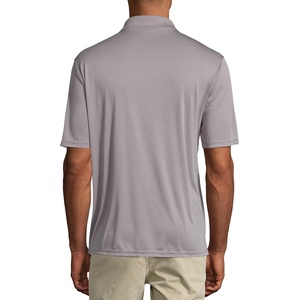 Polo de golf pour homme – Polo vierge en polyester de haute qualité avec logo brodé personnalisé, T-shirt à manches courtes coupe ajustée - Product Image 2