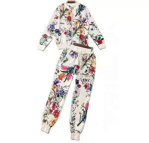 Exy-Conjunto de dos piezas para mujer, chándal sexy con estampado, traje de 2 piezas para invierno 2023 - Product Image 1