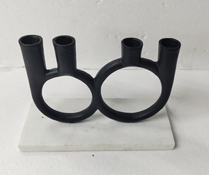 Handmade Modern Matt <b>Black</b> Color Aluminum Home Decor <b>Candle</b> Stand Modern Style <b>Candle</b> Holder Handmade Customized - Product Image 6