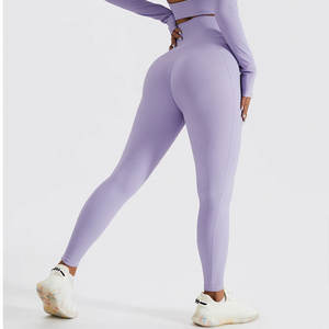 Vente chaude Multi-Style Fitness Wear Poche Anti-statique Femmes Sport Pantalon Taille Haute Yoga Leggings Femmes - Product Image 4