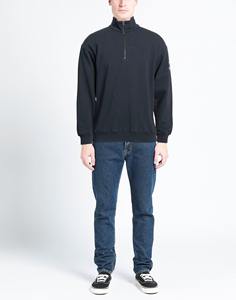OEM vente en gros de sécurité demi-fermeture éclair sweat à capuche de haute qualité broderie personnalisée unisexe hommes polaire pull uni quart fermeture éclair sweat - Product Image 1