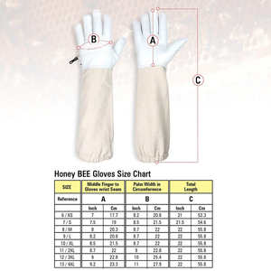 Venta al por mayor 2025 XL Totalmente cuero de vaca Palma de manga larga Guantes DE SEGURIDAD protectores Anti-Bee Sting Equipo de apicultura a prueba de fuego OEM - Product Image 5