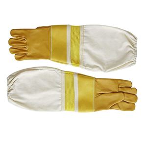 2025 Top-Selling 3-Layer Beekeeping <b>Gloves</b> with Hand Grips High Quality Breathable Leather Protection ODM & OEM Options - Product Image 1