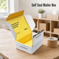 Scatola Postale in Cartone Personalizzata con Logo, Chiusura Autosigillante con Striscia Adesiva a Strappo, Scatola per Spedizioni e Invii Postali