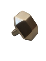 Boutons carrés modernes haut de gamme en laiton finition mate AG-BR03-SM-K03 – Accessoires de quincaillerie de meubles de style minimaliste pour tiroirs
