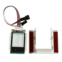 Armoire miroir LED intelligente 60W DC12V avec interrupteur à détection de mouvement et contrôle de gradation tricolore