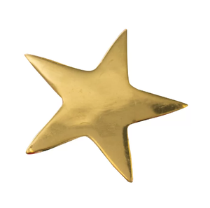 Étoile dorée Rond de serviette de qualité supérieure Beau porte-mouchoirs en métal pour les fêtes d'anniversaire de mariage Dîners Stocké en gros - Product Image 1