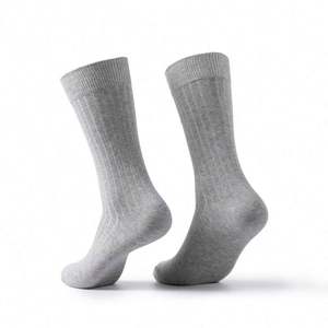 Factory Wholesale High Quality Summer Large Size <b>Long</b> Men's Waffle Combed Cotton Men Crew <b>Socks</b> - Product Image 2