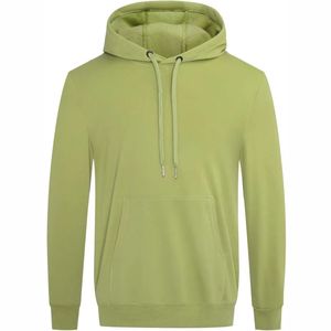 Men's Casual Sportswear Wholesale 100% Cotton Hoodie Long-Sleeved Breathable <b>Yoga</b> <b>Sweatshirt</b> for Running Plain Dyed for Winter - Product Image 4