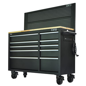 Customizable 10-Drawer Rolling Tool Cabinet Powder Coated Steel <b>Trolley</b> for Mechanic Garage OEM & ODM Supported Made in Vietnam - Product Image 6