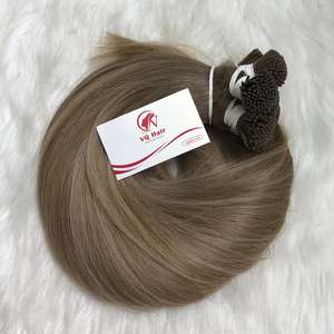 Vente en gros de cheveux humains bruts raides naturels dans la trame haiI-tip Extension de cheveux de haute qualité, grand stock de 100% cheveux bruts vietnamiens - Product Image 5