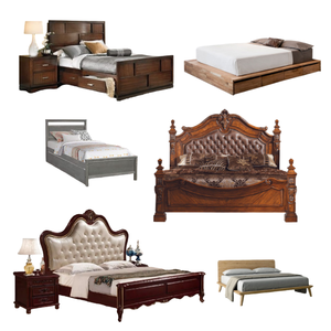 Camas tapizadas de hotel real italiano diseño moderno conjunto de muebles de dormitorio Queen de lujo cama king size de lujo productos de Indonesia - Product Image 6