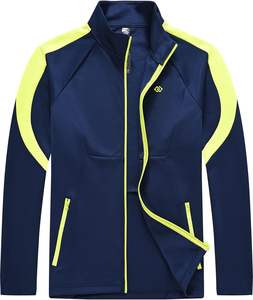 Conjunto de pantalones con capucha unisex con cremallera completa para correr, deportes atléticos, chándal cortavientos con diseño de logotipo personalizado de talla grande para trotar en otoño - Product Image 1