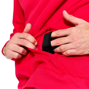 OEM Sweat à capuche double épaisseur surdimensionné pour hommes Col à capuche ample d'automne pour l'hiver - Product Image 5