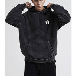 Nouveau design 100% coton pour hommes sweats à capuche surdimensionnés sweats à capuche surdimensionnés unis de haute qualité pour hommes - Product Image 3