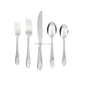 Couverts de luxe en acier inoxydable ultra modernes, ensemble de couverts écologiques pour les mariages et les restaurants, prix d'usine - Product Image 3