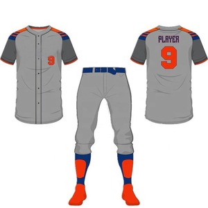 Top Style Nom de l'équipe Logo Numéro Impression Sports Baseball Uniforme Femmes Et Hommes Avec La Meilleure Qualité Pour Les Offre Spéciale - Product Image 6
