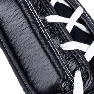 2025 couleur noire avec propre logo Faites votre propre conception unique Gants de boxe personnalisés en cuir de vachette véritable PAR AMAZING INDUSTRIES - Product Image 6