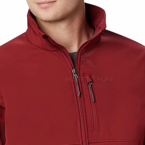Chaqueta de Invierno Softshell para Hombre KANEKA SPORTS, Ligera, Ecológica, Transpirable, para Uso Diario al Aire Libre, Viajes, Cuello Alto, Personalizable - Product Image 2